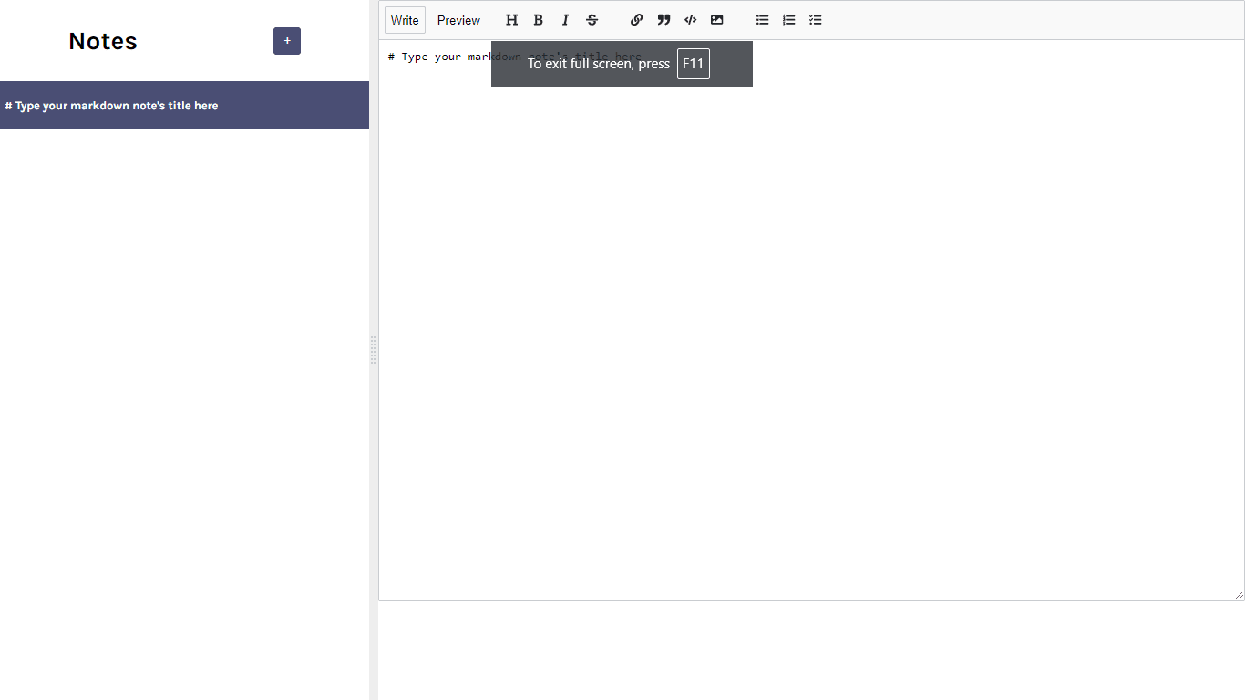 Notes App