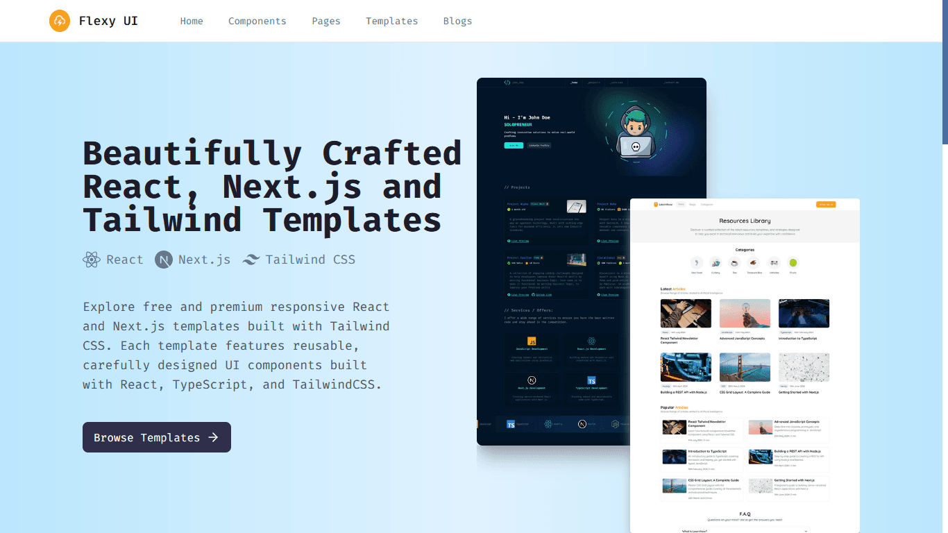 Flexy UI Templates